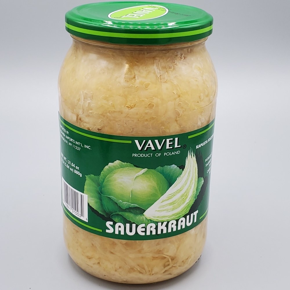 slide 1 of 1, Vavel Vavl Sauerkraut, 33 oz