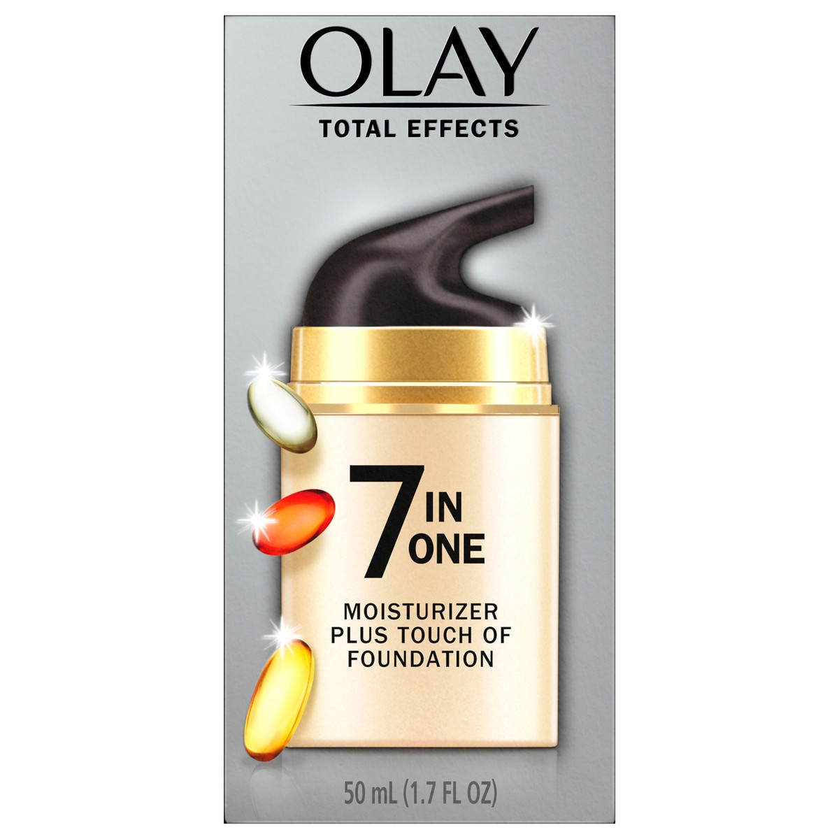 slide 1 of 29, Olay Total Effects Face Moisturizer + Touch of Foundation, 1.7 fl oz, 1.7 fl oz