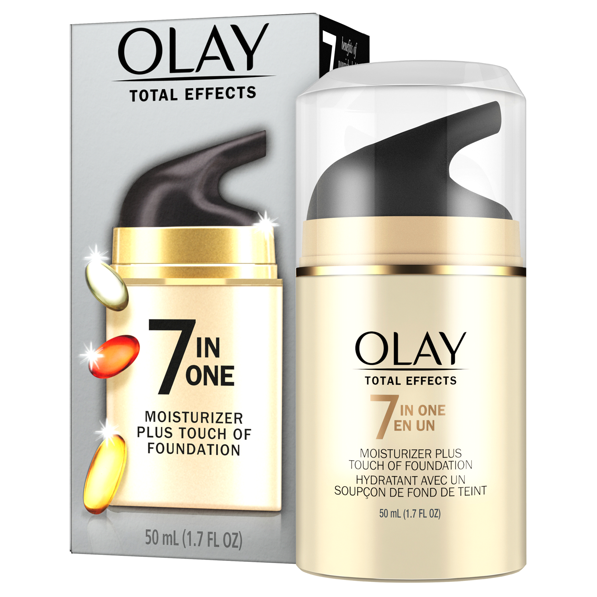 slide 15 of 29, Olay Total Effects Face Moisturizer + Touch of Foundation, 1.7 fl oz, 1.7 fl oz