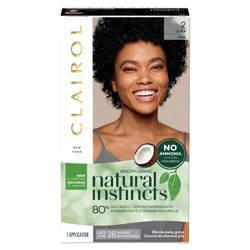 Clairol Natural Instincts 2 Black Hair Dye Kit