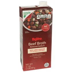 Hy-vee Beef Reduced Sodium Broth
