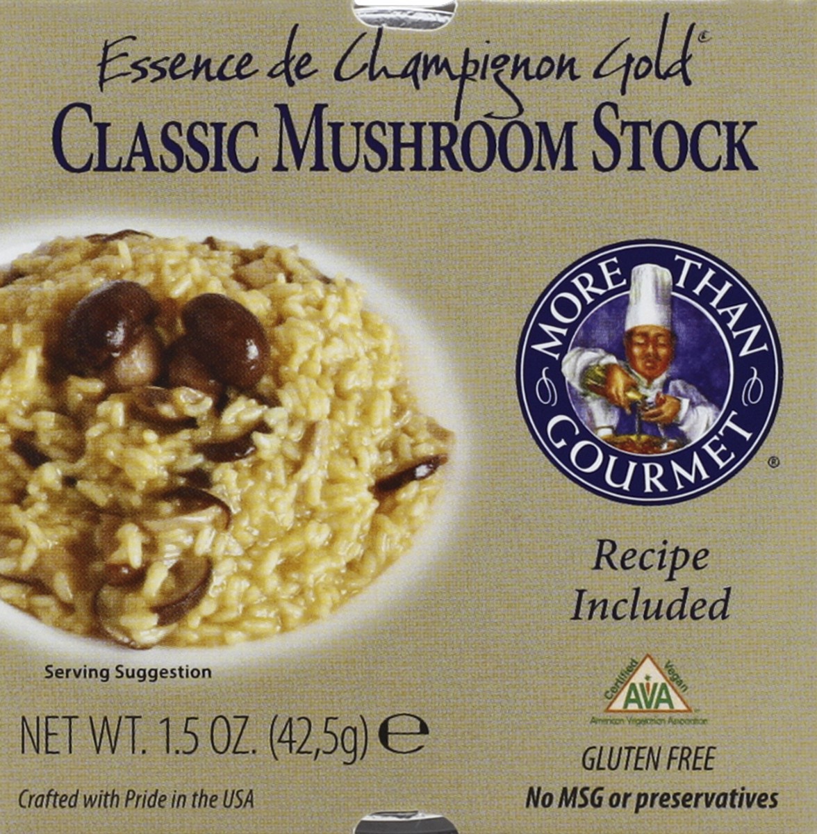 slide 6 of 6, More Than Gourmet Classic Mushroom Stock 1.5 oz, 1.5 oz