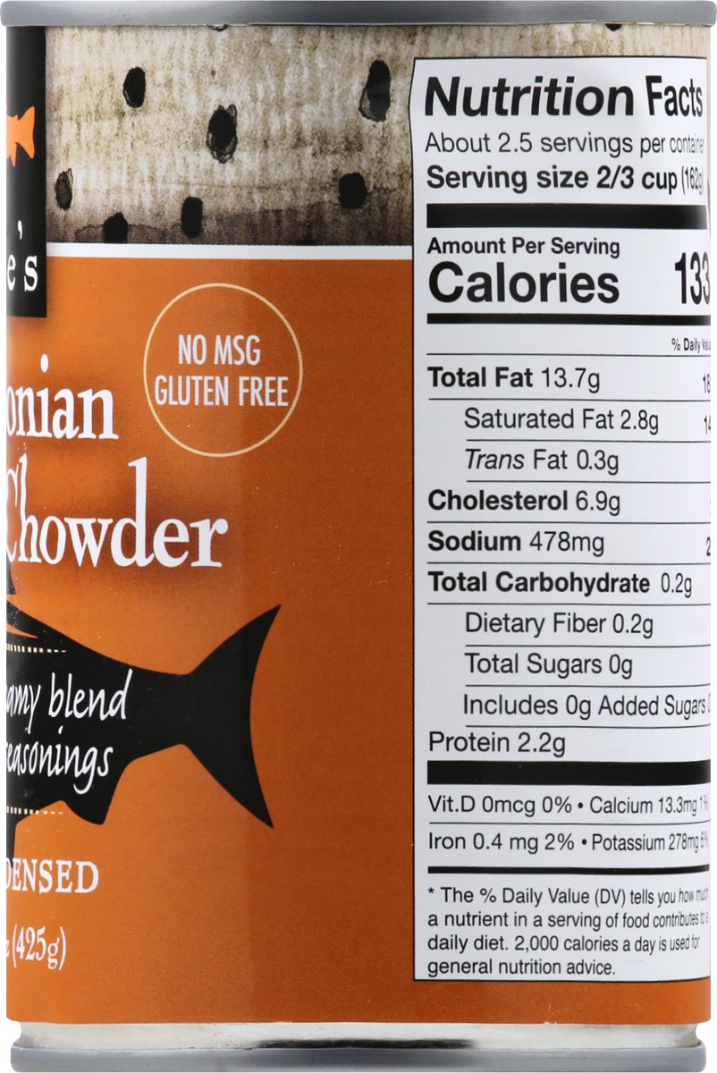 slide 13 of 13, Cole's Semi-Condensed Patagonian Salmon Chowder 15 oz, 15 oz