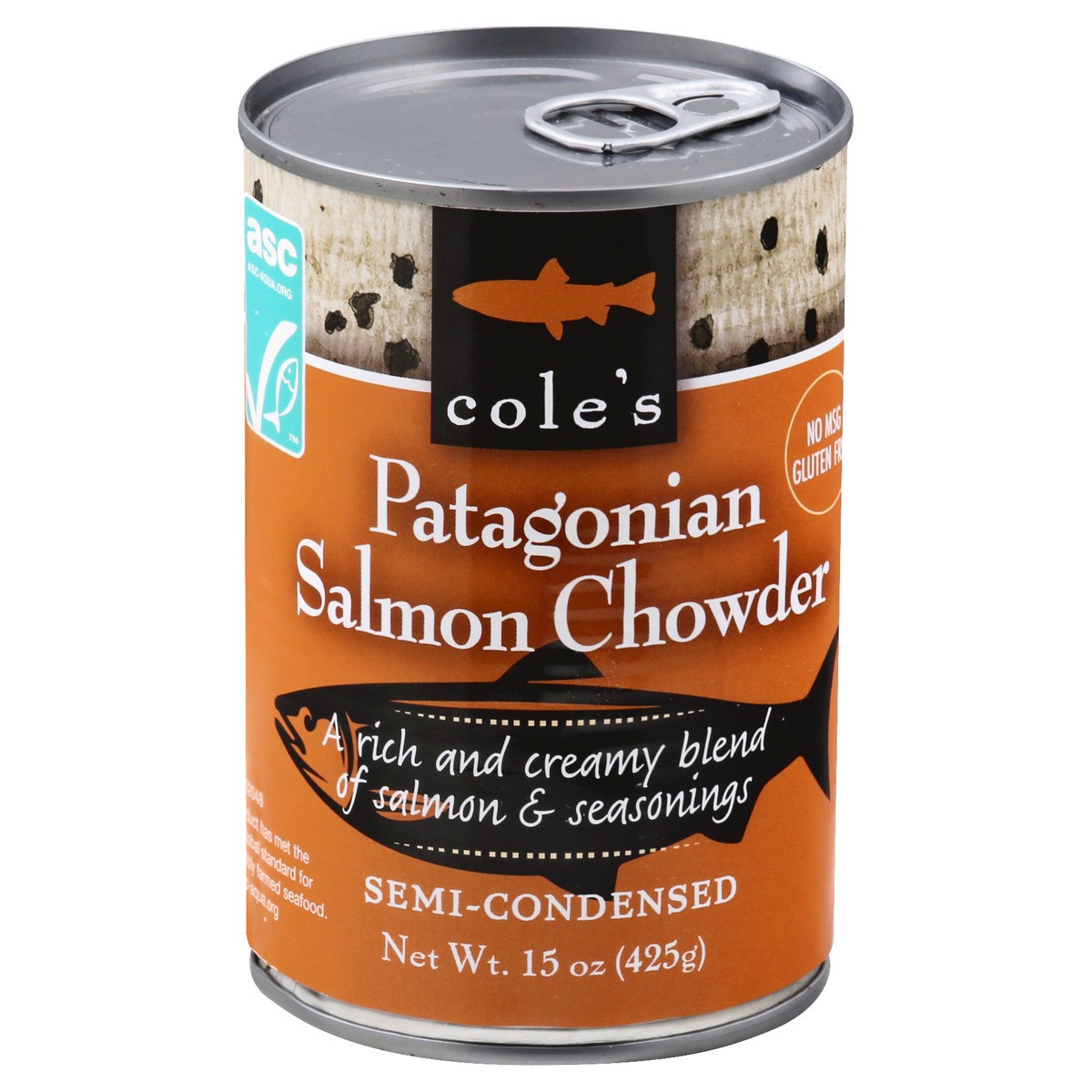 slide 7 of 13, Cole's Semi-Condensed Patagonian Salmon Chowder 15 oz, 15 oz