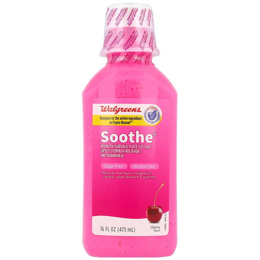 slide 1 of 5, Walgreens Soothe Liquid Cherry, 16 fl oz
