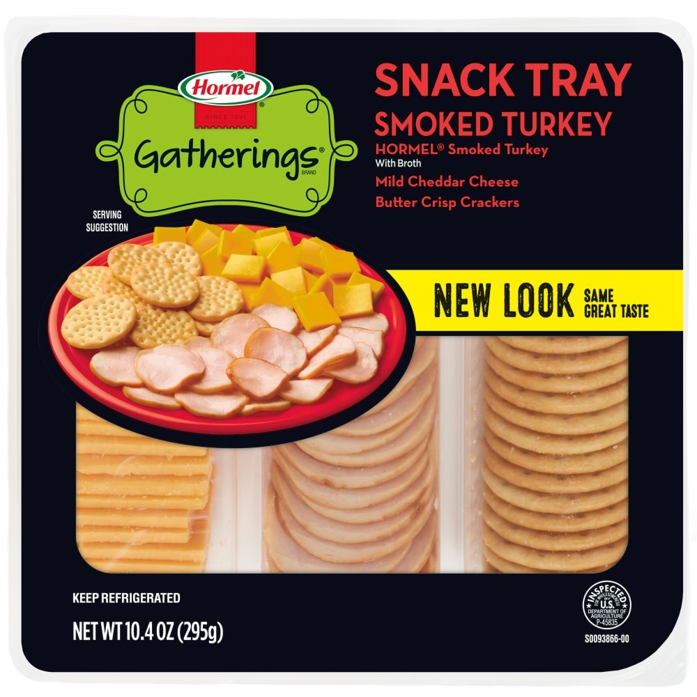 slide 1 of 1, Hormel Gathering Smoked Turkey Snack Tray, 10.4 oz