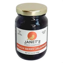 Janet's Finest Compote Peach Berry Jalapeno