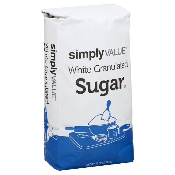 slide 1 of 1, Simply Value Granulated Sugar, 10 lb