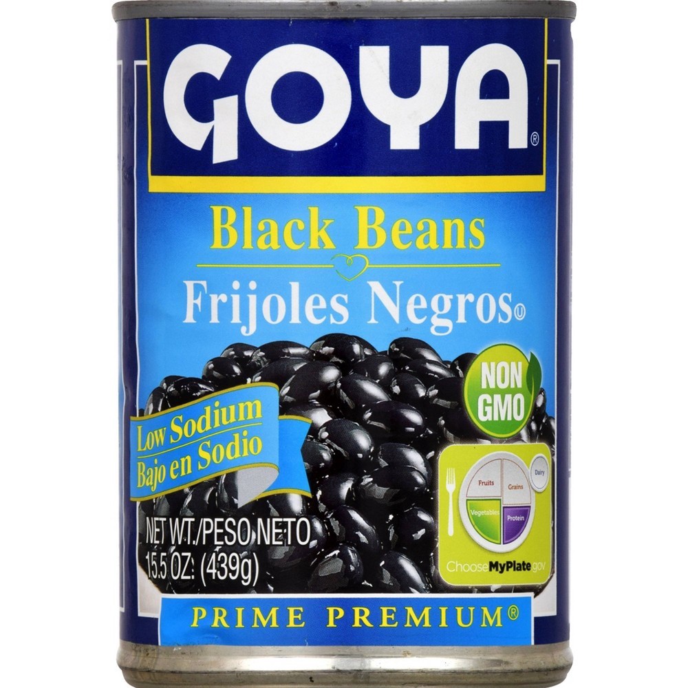 slide 4 of 6, Goya Black Beans 15.5 oz, 15.5 oz