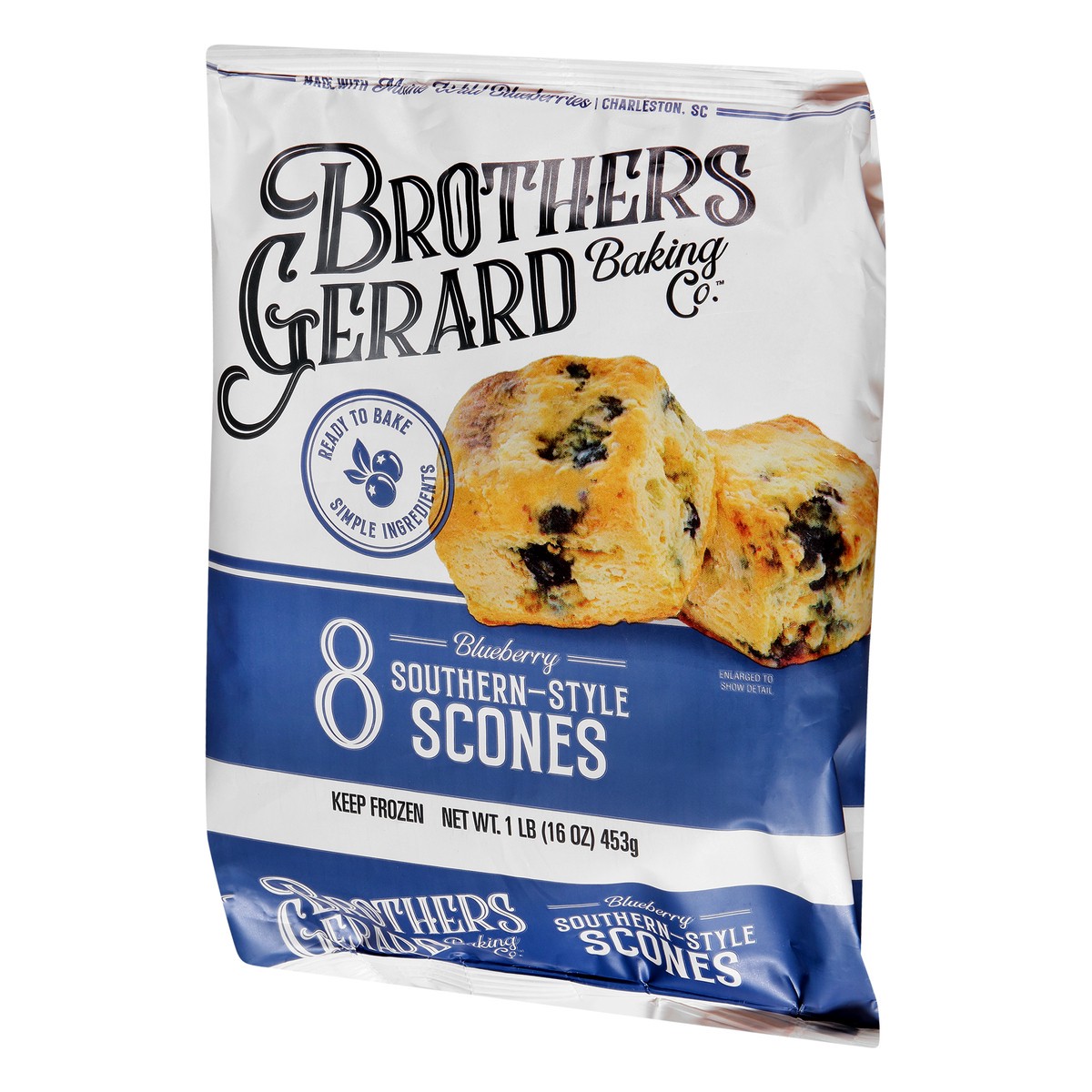 slide 3 of 13, Brothers Gerard Southern-Style Blueberry Scones 8 ea, 8 ct