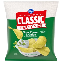 Kroger Crispy & Crunchy Sour Cream & Onion Potato Chips