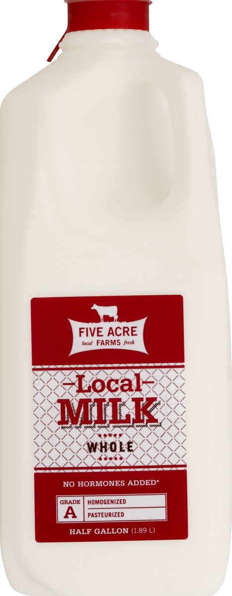 slide 4 of 4, Five Acre Farms Five Acr 1/2 Gal Whole Mlk, 1/2 gal