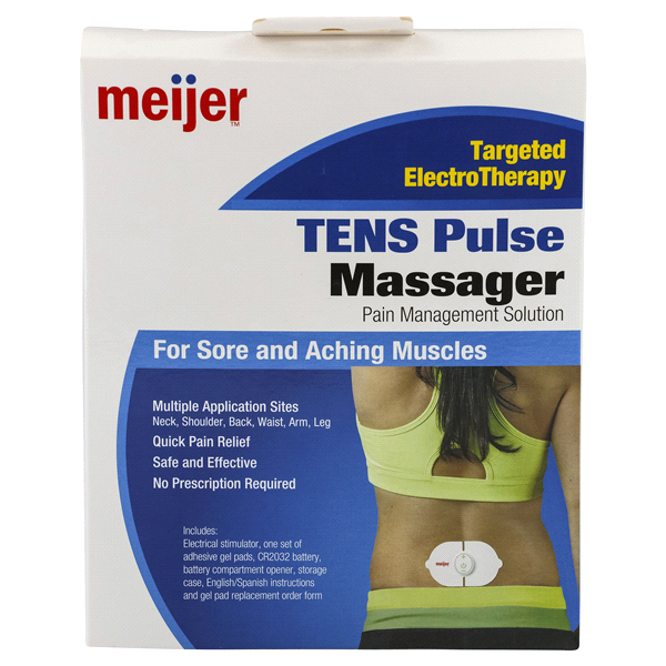 slide 1 of 3, Meijer Tens Pulse Massager, 1 ct