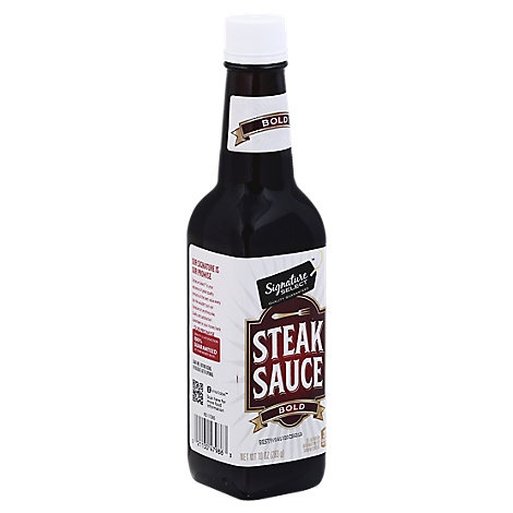 slide 1 of 1, Signature Select Sauce Steak Bold, 10 oz