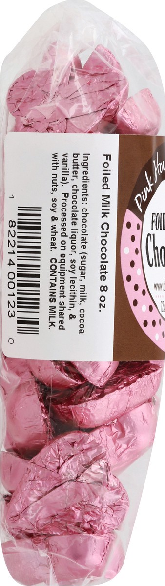 slide 6 of 12, Pink House Chocolates Foiled Milk Chocolate 8 oz, 8 oz