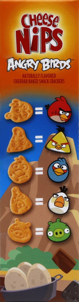 slide 3 of 4, Nabisco Cheese Nips Angry Birds Cheddar Baked Snack Crackers, 10 oz