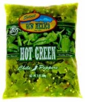 slide 1 of 1, Select New Mexico Hot Green Chile Peppers, 24 oz