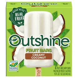 Outshine Creamy Coconut Fruit Bars 6 ea