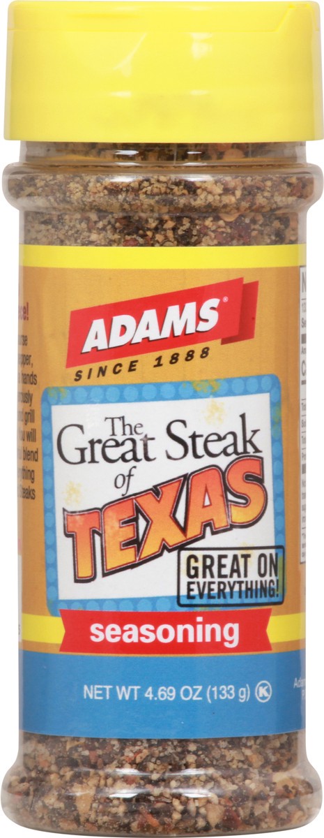 slide 2 of 12, Adams Great Steak of Texas Seasoning 4.69 oz, 4.69 oz