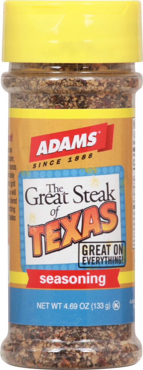 slide 1 of 12, Adams Great Steak of Texas Seasoning 4.69 oz, 4.69 oz