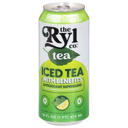 The Ryl Co. Green Citrus Iced Tea 16 fl oz