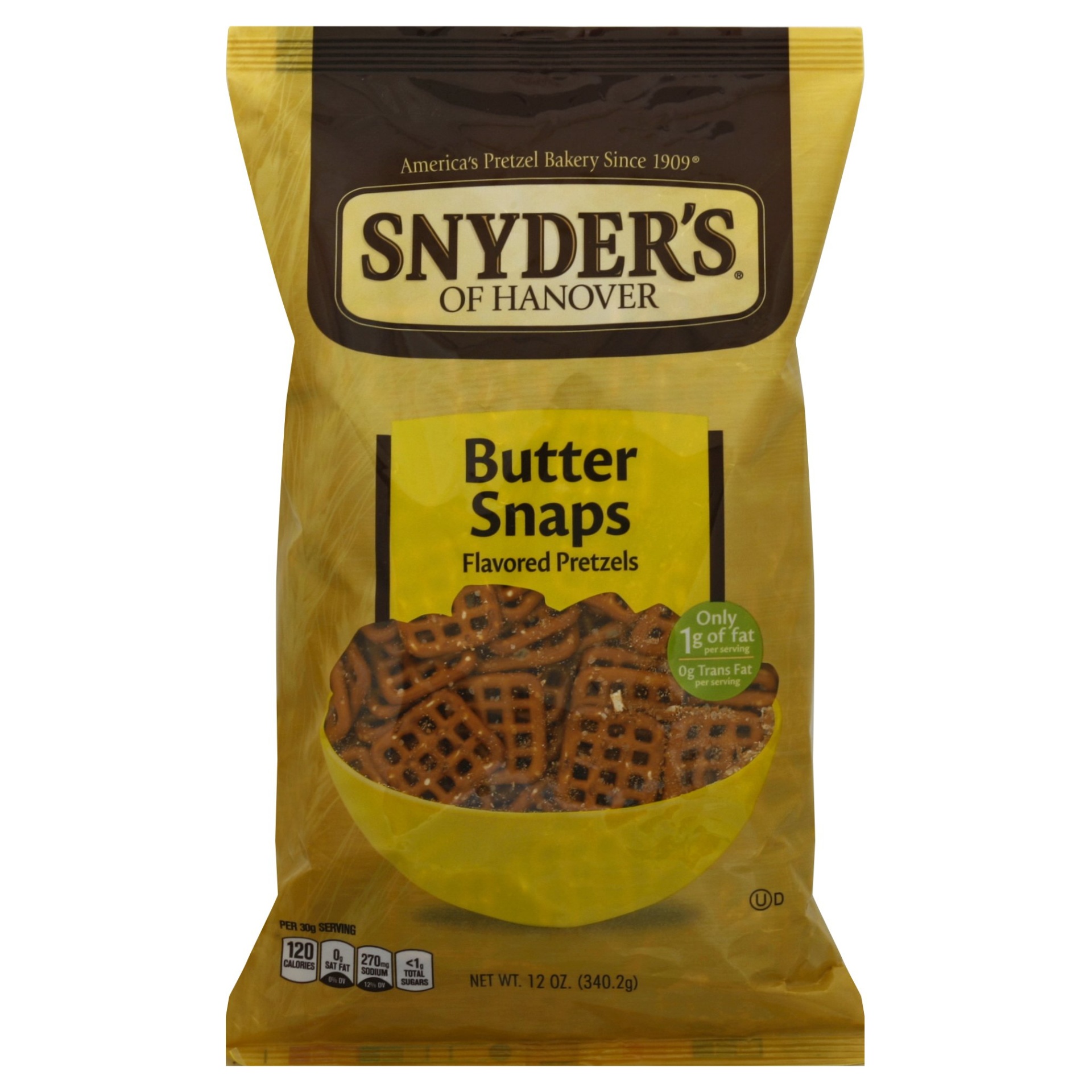 Snyder's of Hanover Snyder's Butter Snaps Pretzels 12 oz Shipt
