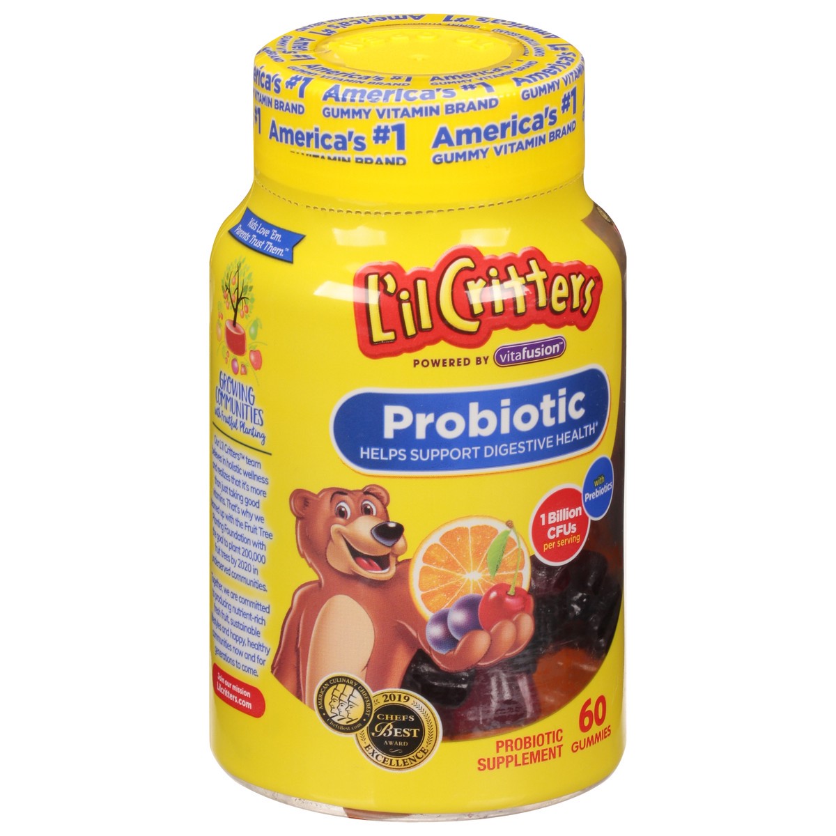 slide 7 of 9, L'il Critters Lil Critters Kids Probiotics Gummies, 60 Count, 60 ct