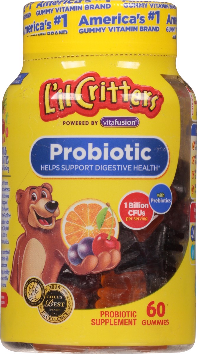 slide 4 of 9, L'il Critters Lil Critters Kids Probiotics Gummies, 60 Count, 60 ct