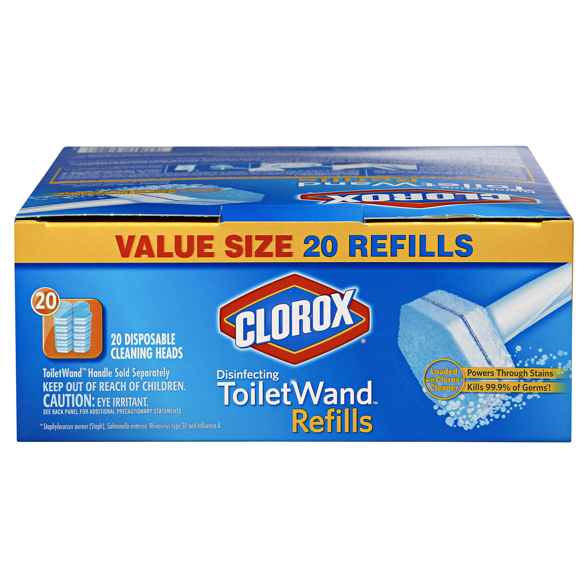 slide 60 of 89, Clorox Disinfecting Toilet Wand Refills, 20 ct