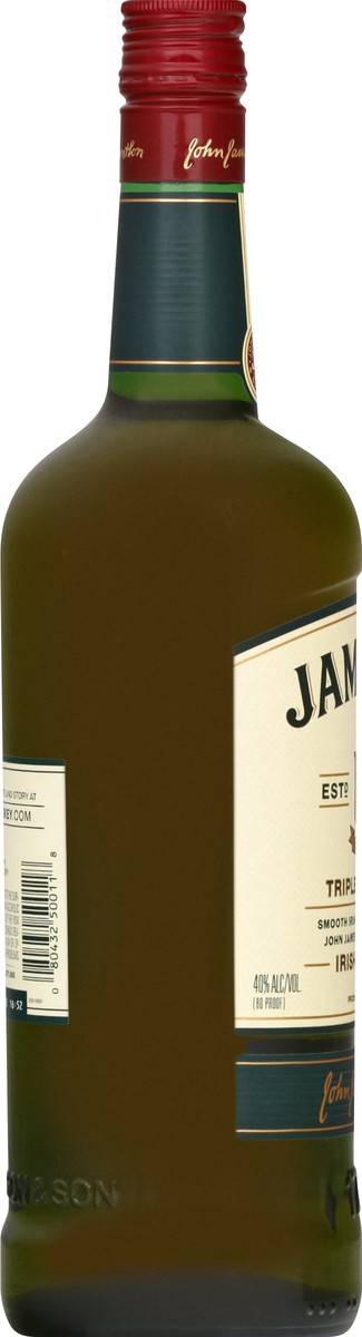 slide 5 of 7, Jameson Irish Whiskey Jameson Original Irish Whiskey, 1 L Bottle, 40% ABV, 1 liter