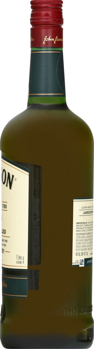 slide 7 of 7, Jameson Irish Whiskey Jameson Original Irish Whiskey, 1 L Bottle, 40% ABV, 1 liter