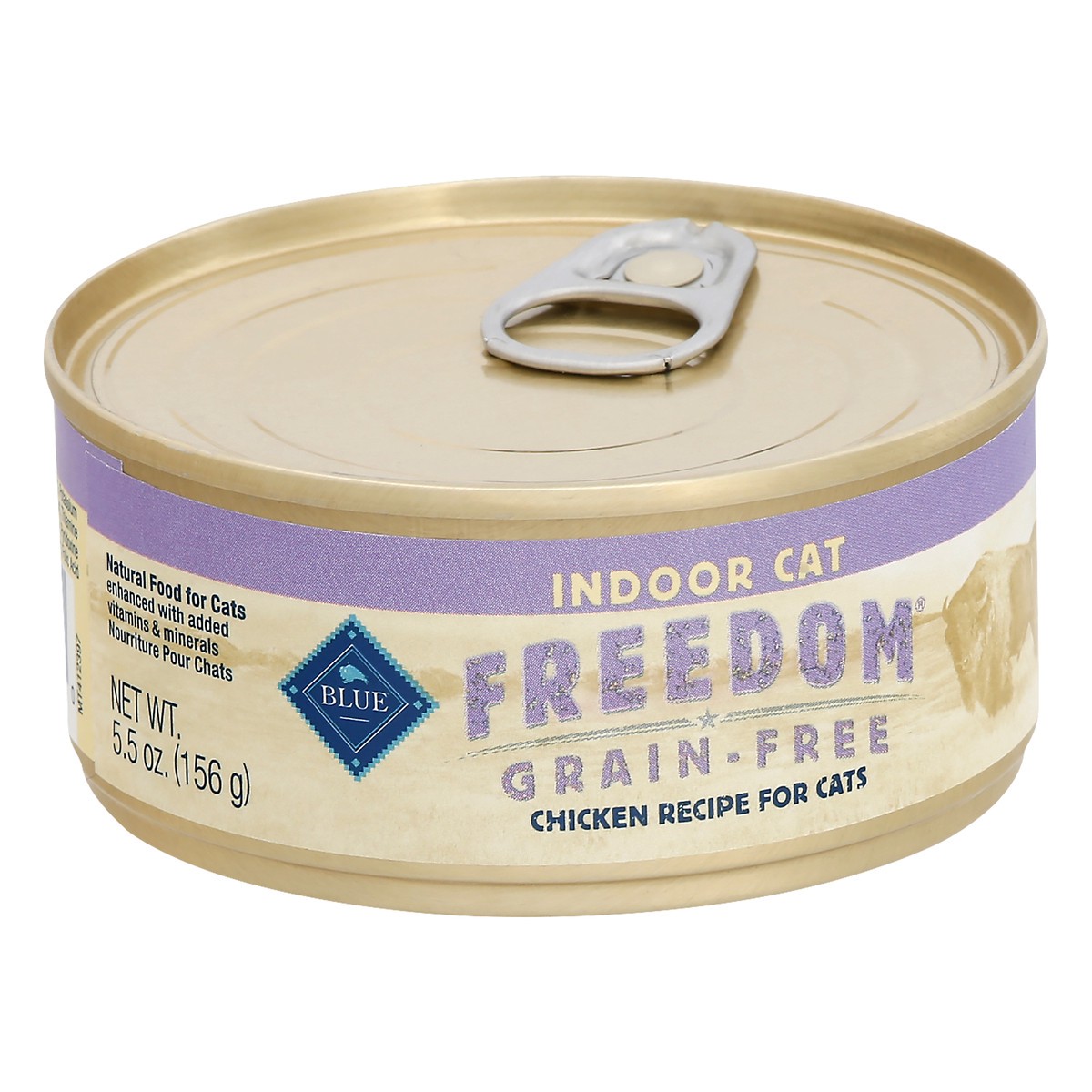 slide 2 of 9, Blue Buffalo Blue Freedom Indoor Grain-Free Chicken Recipe Food for Cats 5.5 oz, 5.5 oz