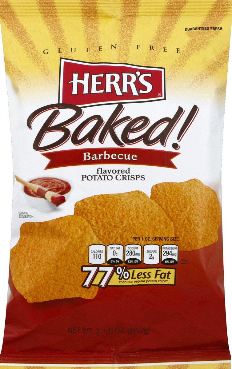 slide 5 of 6, Herr's Baked BBQ Chips, 2.125 oz