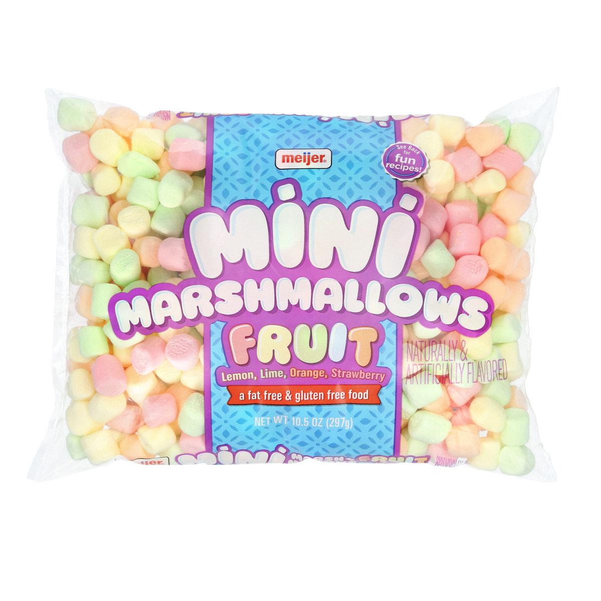 slide 1 of 2, Meijer Flavored Mini Marshmallows, 10.5 oz
