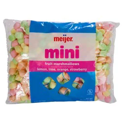 Meijer Fruit Flavored Mini Marshmallows
