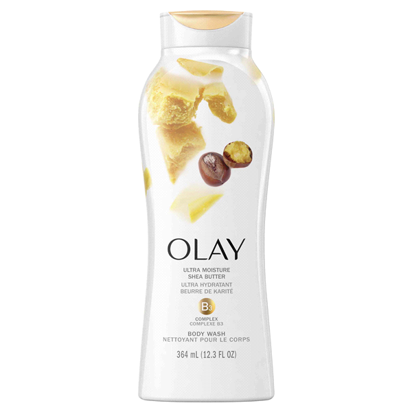 slide 1 of 1, Olay Ultra Moisture Body Wash with Shea Butter, 12.3 fl oz