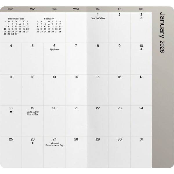 slide 5 of 8, 2026-2027 DateWorks Monthly Pocket Planner, 3-1/2"" x 6-1/2"", Kittens, January 2026 To December 2027, 262008OD, 1 ct