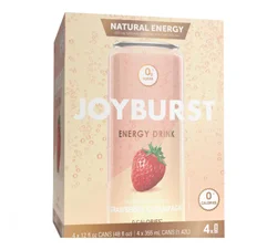 No Sugar Company Joyburst Energy Drink Strawberry Champagne, 4 pk