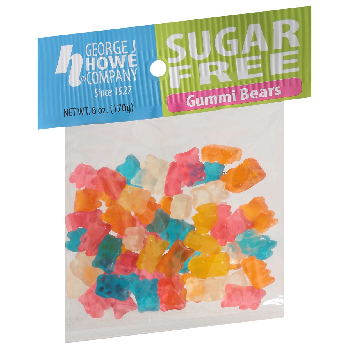slide 3 of 9, Howe Sugar Free Gummi Bears 6 oz, 6 oz