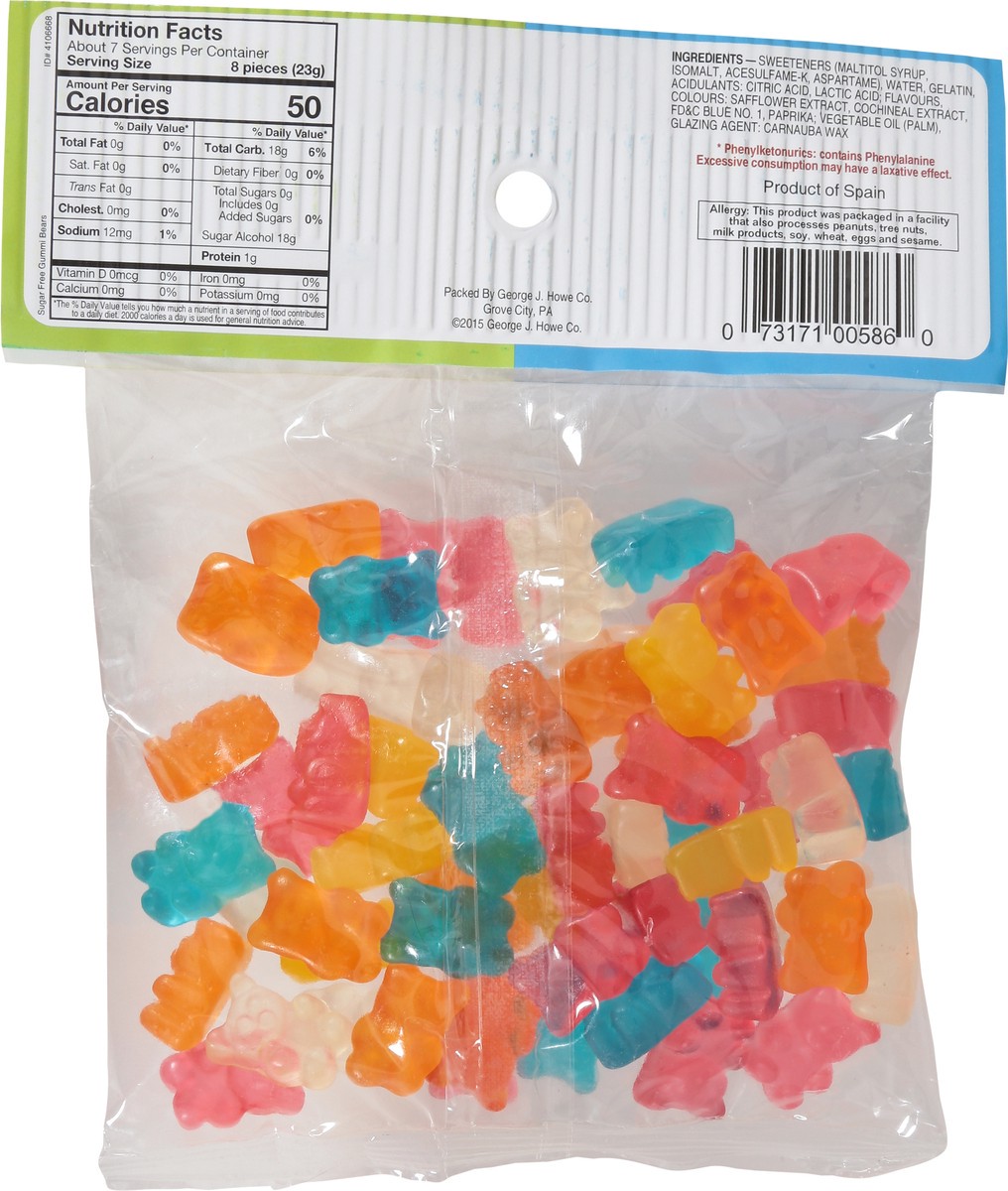 slide 5 of 9, Howe Sugar Free Gummi Bears 6 oz, 6 oz