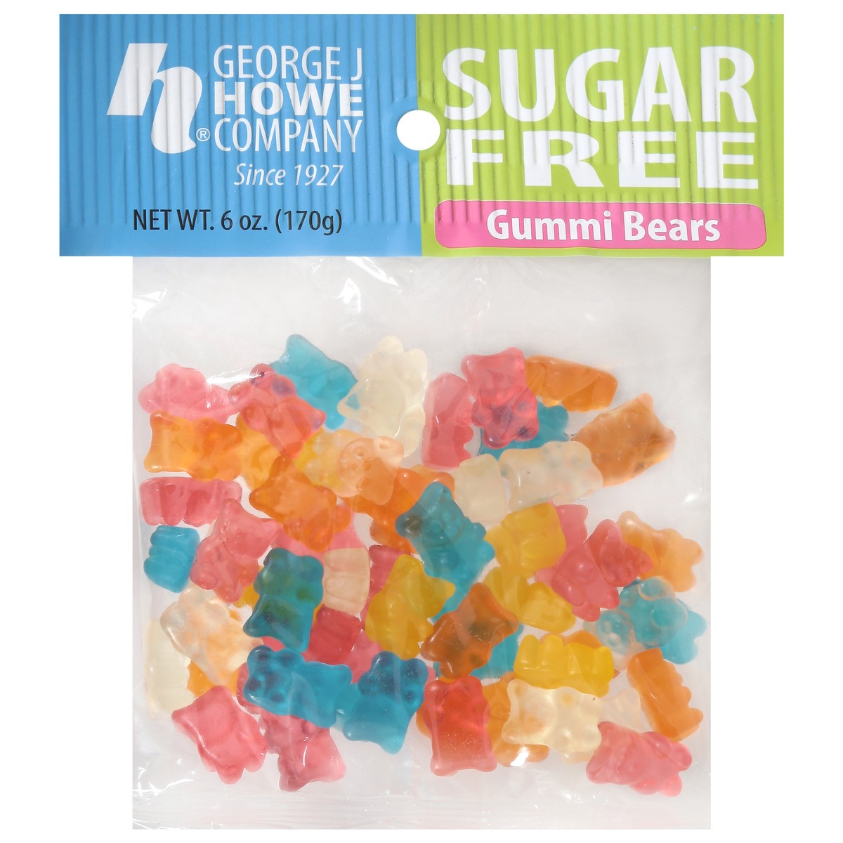 slide 1 of 9, Howe Sugar Free Gummi Bears 6 oz, 6 oz