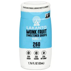 Lakanto Vanilla Flavor Monkfruit Extract Drops 1.76 fl oz