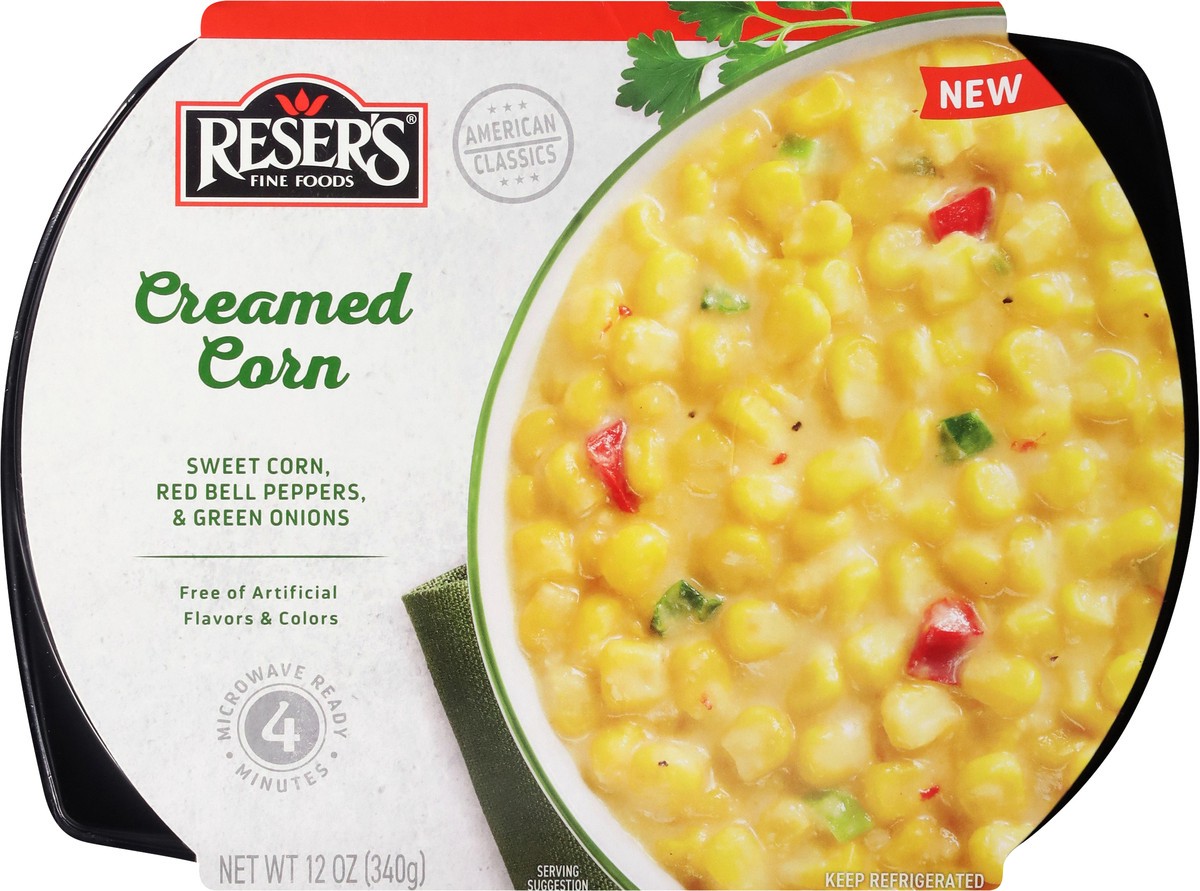 slide 6 of 11, Reser's Creamed Corn 12 oz, 12 oz