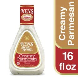 Ken's Steak House Creamy Parmesan with Cracked Peppercorn Salad Dressing 16 fl oz