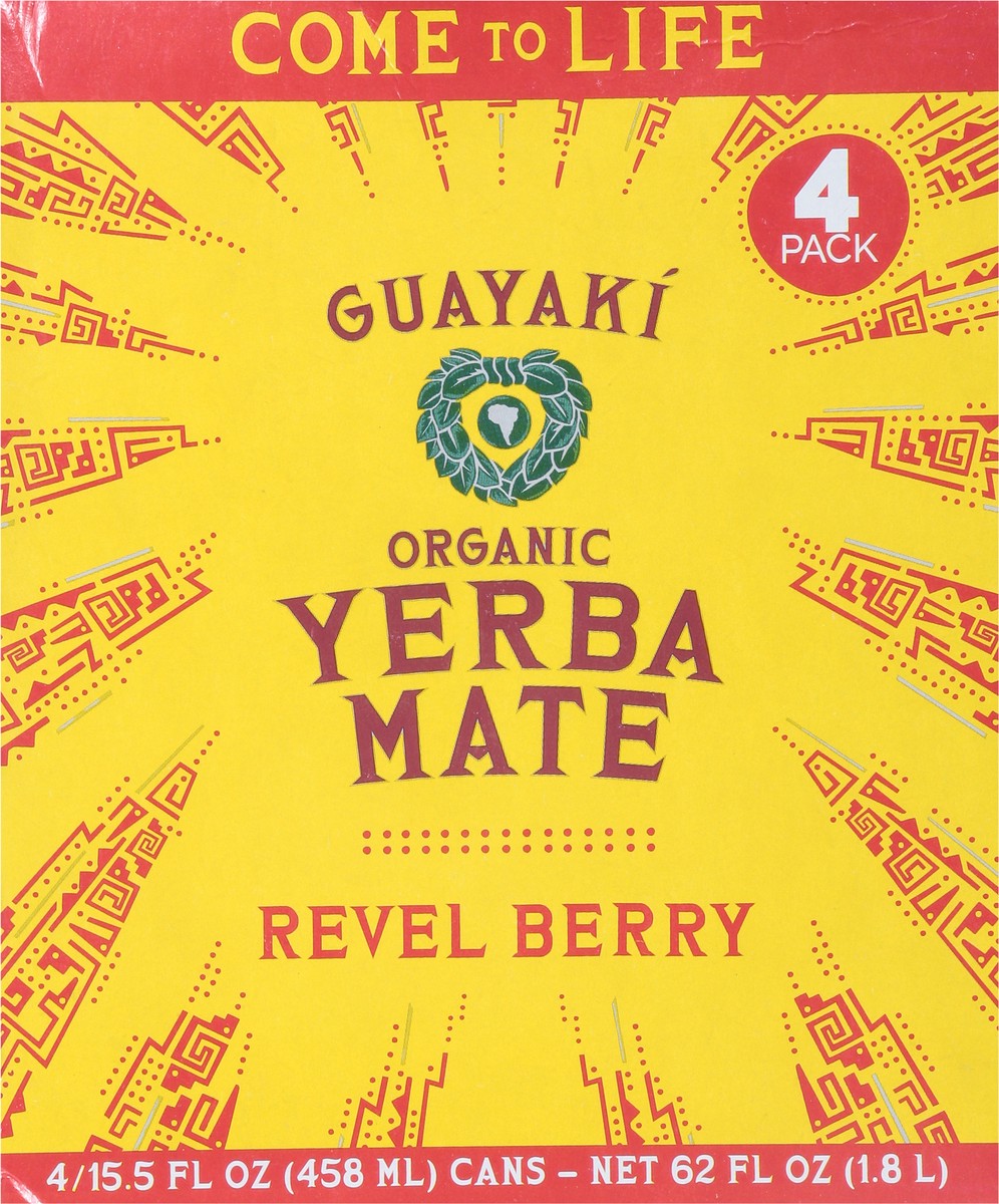 slide 7 of 9, Guayaki Organic Revel Berry Yerba Mate - 4 ct, 4 ct