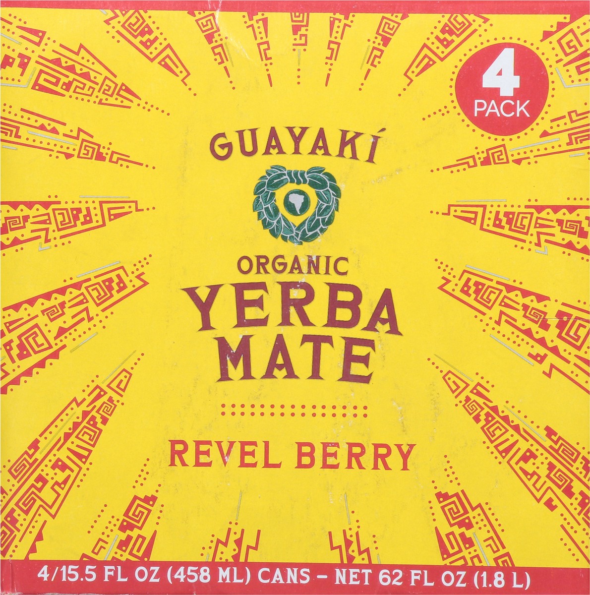 slide 5 of 9, Guayaki Organic Revel Berry Yerba Mate - 4 ct, 4 ct
