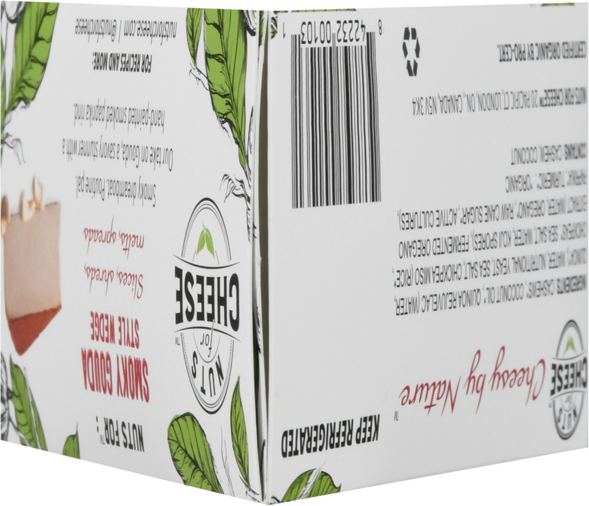 slide 10 of 14, Nuts for Cheese Organic & Dairy-Free Smoky Gouda Style Wedge Fermented Cashew Product 4.2 oz, 4.2 oz