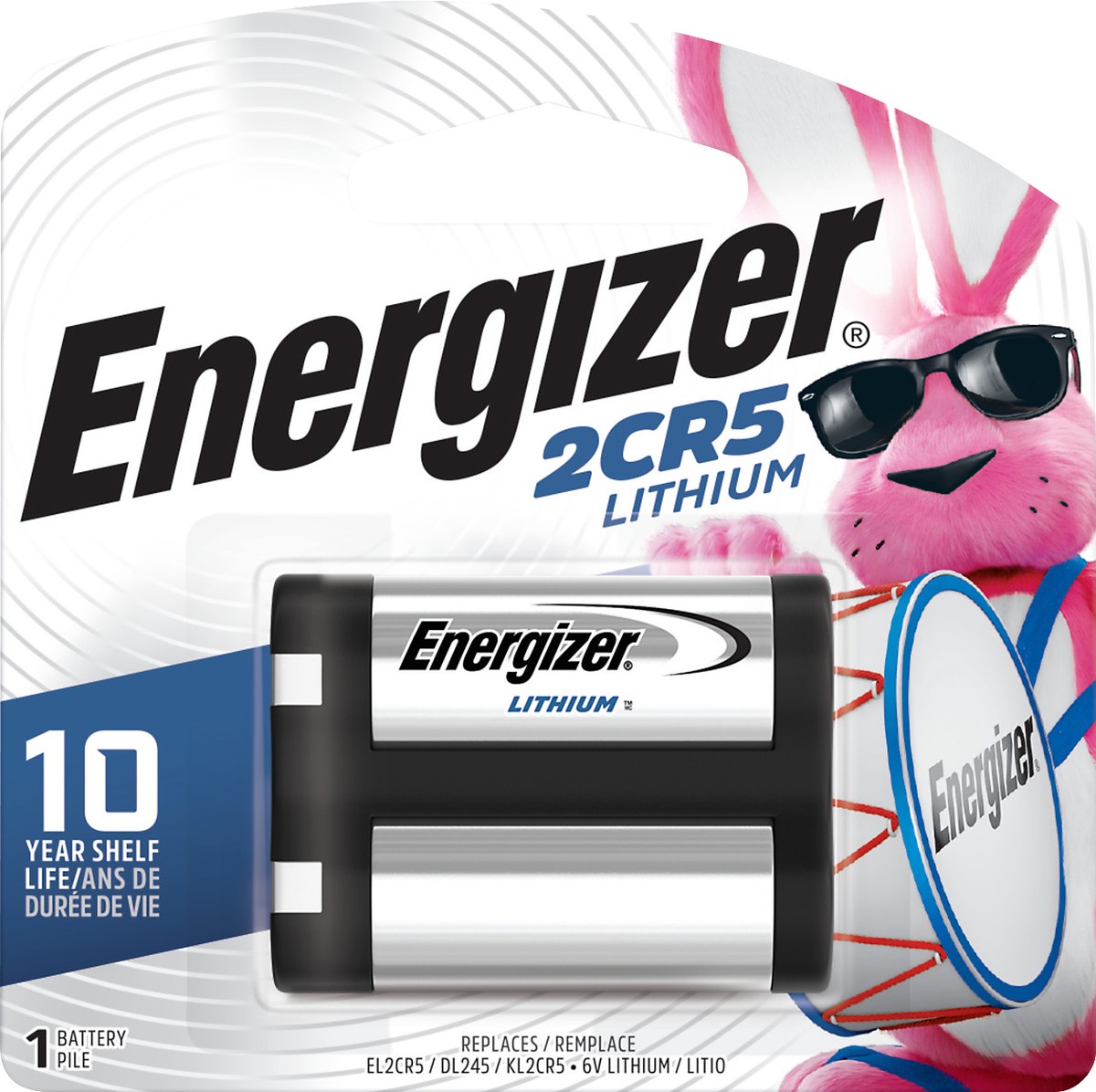 slide 1 of 8, Energizer EL2CR5BP Advanced Photo Lithium Battery, 1 ct