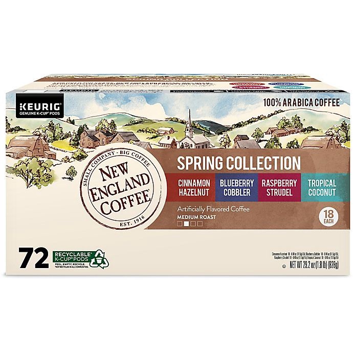 slide 2 of 6, New England Coffee Spring Seasonal Variety Pack Keurig K-Cup Pods, 72 ct