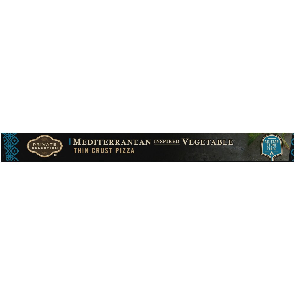 slide 4 of 6, Private Selection Mediterranean Vegetable Thin Crust Pizza, 18.7 oz